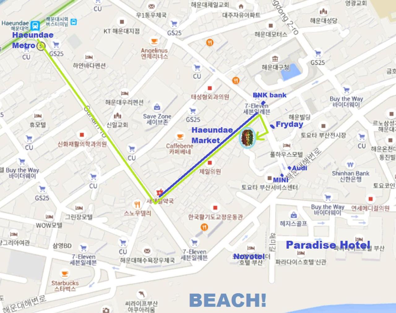 釜山 Backpackers' House酒店 外观 照片
